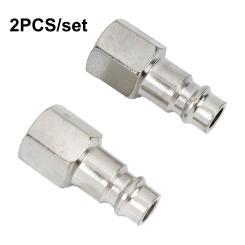 1pc EU Male Quick Release Fitting Compressor Air Line Coupler Connector Fitting With Female 1/4" Thread Pneumatic Tool Parts