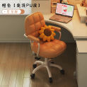 Girls Bedroom Computer Chair Lift Rotation Executive Chair Comfortable Backrest Makeup Chair Universal Pulley Office Chair