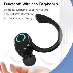 Bluetooth Wireless Earphone Bluetooth Headphone With Mic Ear-hook In-ear Earphones HD-Call HiFi Sport Outdoor Earbuds For Xiaomi