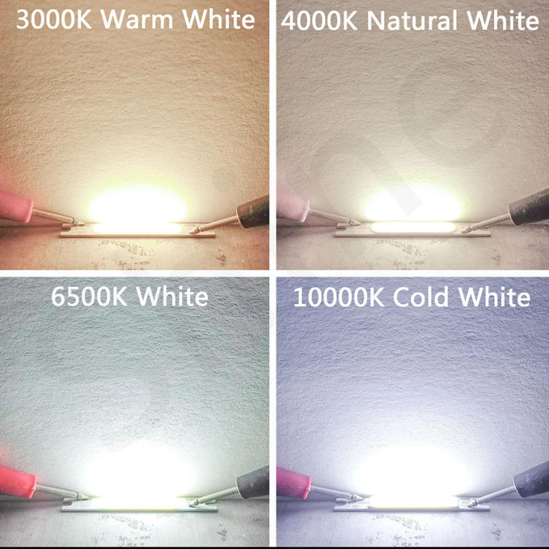 Description Picture 3 of item8pcs LED COB bead chip 1W 3W 5W DC3V 9V 12V 15V Suitable for LED Car Bicycle Flashlight Wall Lamp Tube Maintenance DIY