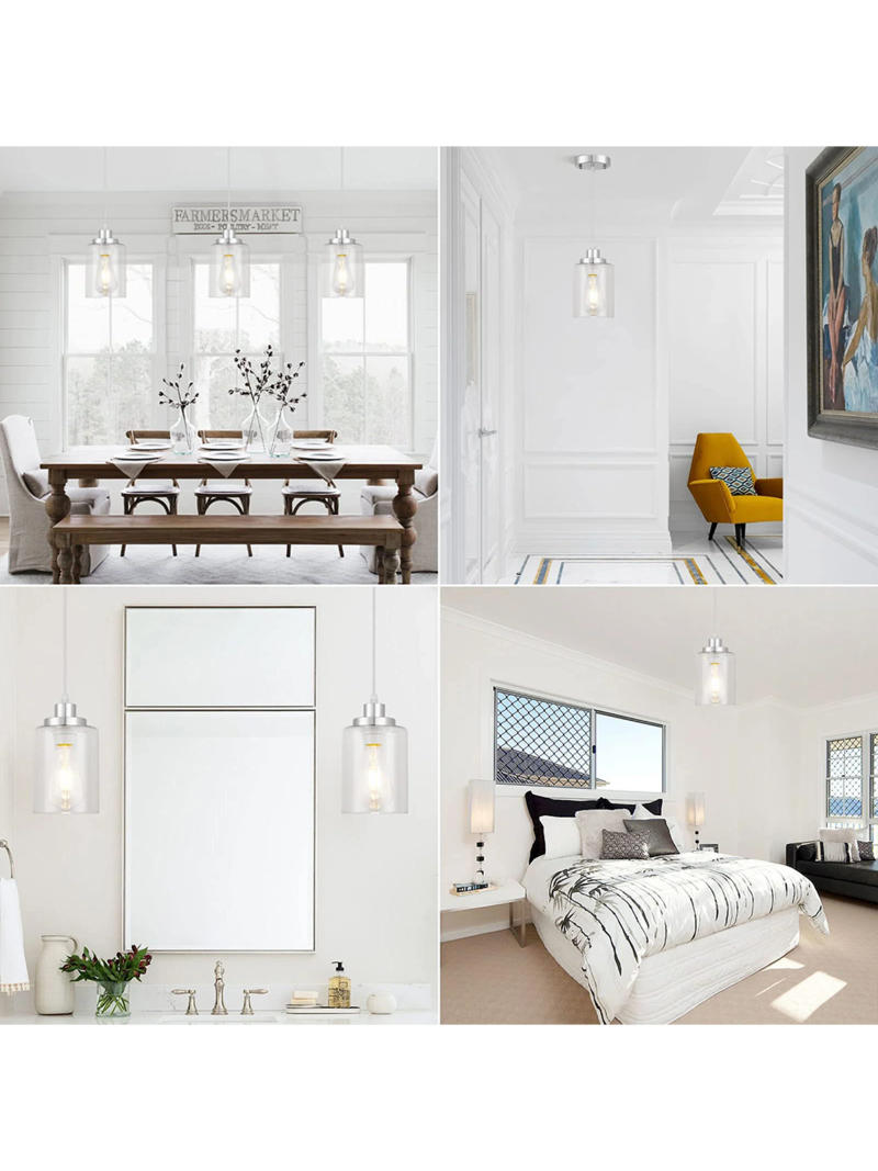 Description Picture 6 of itemLoft Glass Pendant Lights Nordic LED Hanging Lamp For Dining Room Bedroom Lamp Bar Decor Luminaire Suspension Light Fixtures