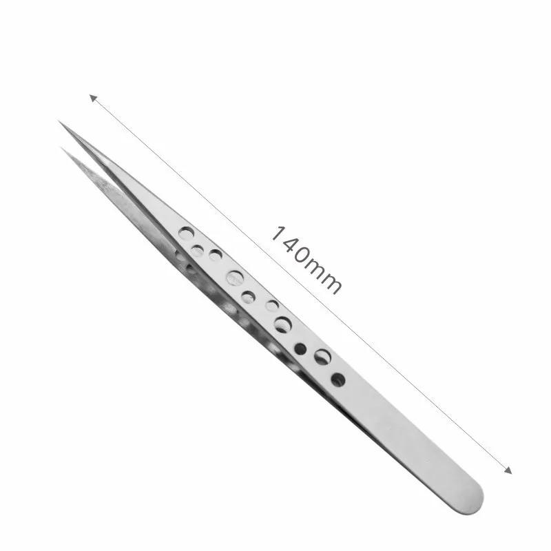 Description Picture 4 of itemElectronics Industrial Tweezers Anti-static Curved Straight Tip Precision Stainless Forceps Phone Repair Hand Tools Sets