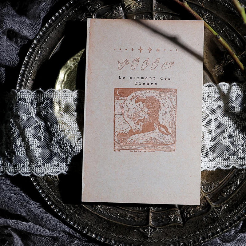 Description Picture 5 of itemRetro European Lady Swan Bird Wooden Rubber Stamp Set DIY Scrapbooking Photo Album Card Making Wood Seal