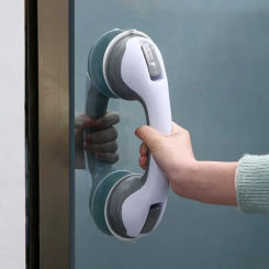 New Safety Helping Handle Anti Slip Support Toilet Bathroom Safe Grab Bar Vacuum Sucker Handrail Household Suction Cup Bath Rail