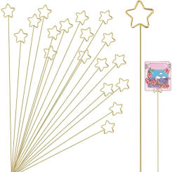 10/20pcs Gold Star Shape Metal Floral Place Card Holder,Picture Holder Pickers,Floral Gift Card Holders for Wedding Party Favors