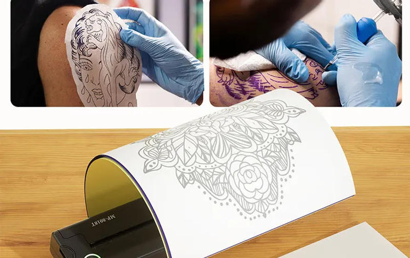 Description Picture 4 of itemWireless Mini A4 Tattoo Printer Inkless Tattoo Transfer Stencil Thermal Copier Machine Compatible with Smartphone & PC