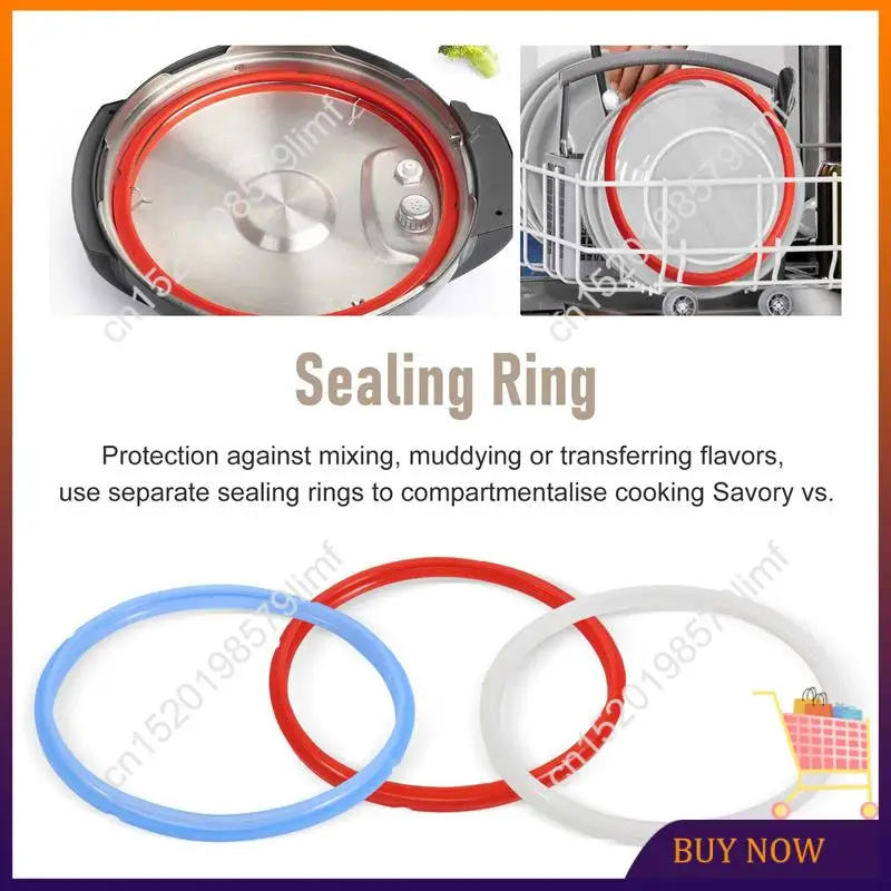Description Picture 3 of itemDoings!3 Pack Sealing Rings For Ninja Foodi 8 Quart Silicone Gasket Accessories Rubber Sealer Replacement For Air Fryer