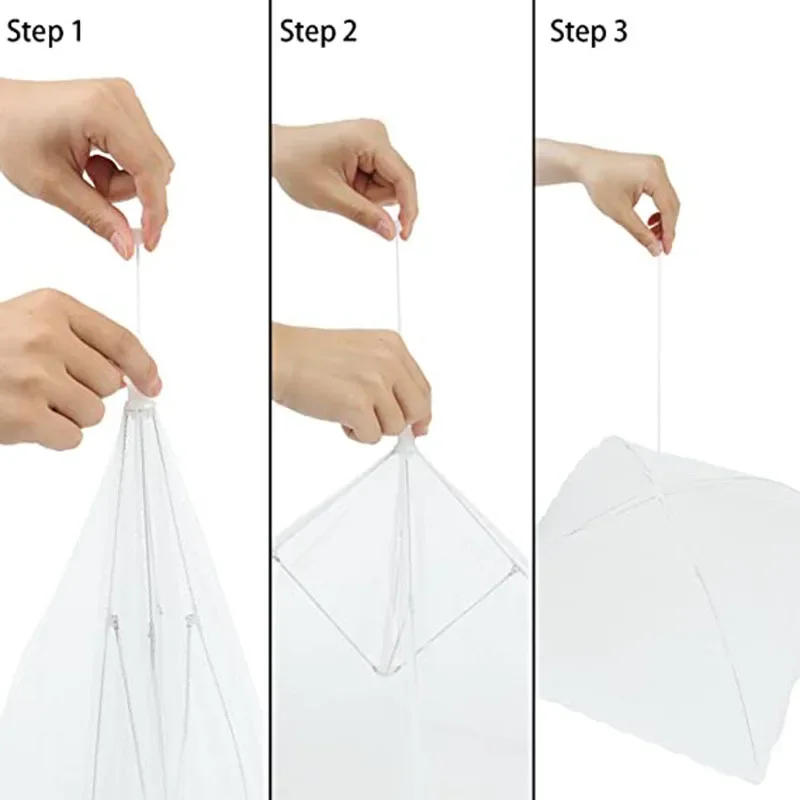 Description Picture 5 of itemFoldable Food Mesh Cover Fly Anti Mosquito Pop-Up Food Cover Umbrella Meal Vegetable Fruit Breathable Cover Kitchen Accessories