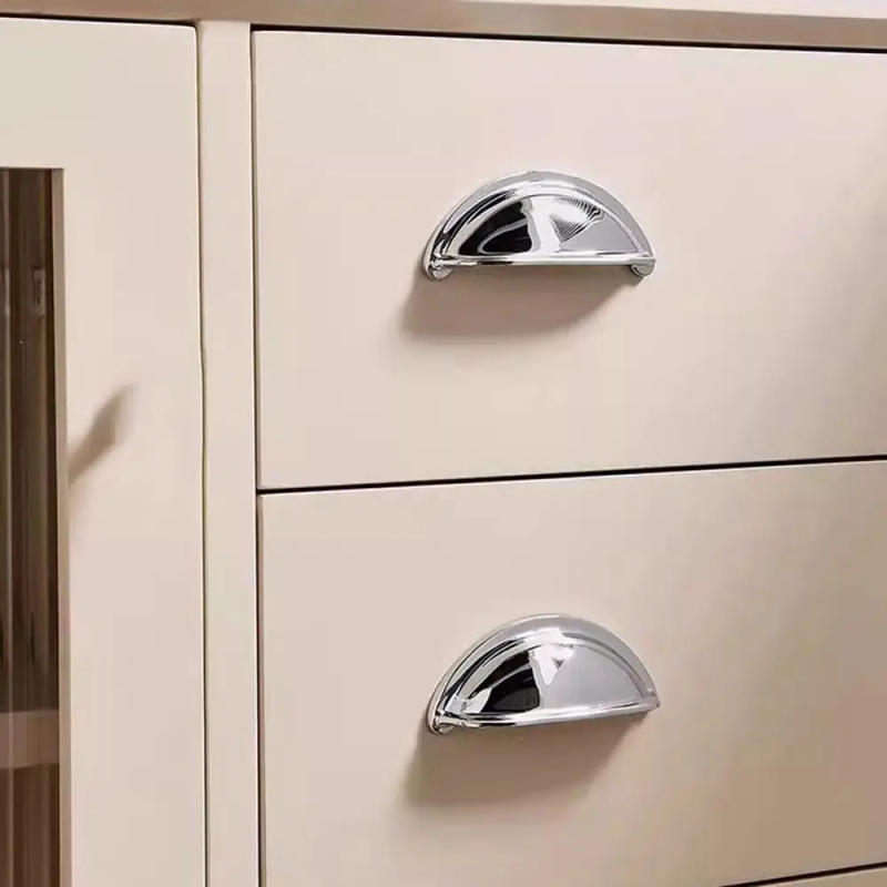 Description Picture 5 of itemNew Zinc Alloy Shell Cabinet Handle Shell Style Multifunctional Furniture Knobs Hardware Furniture Drawer Pull Handles Cabinet