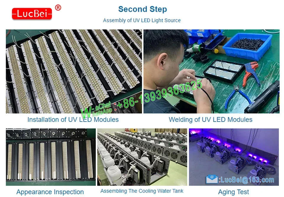Description Picture 5 of itemUV LED Seamless Splicing Module For UV Flatbed Printer UV Glue Curing Photosensitive Resin Curing UV LED Lamp 50*50mm