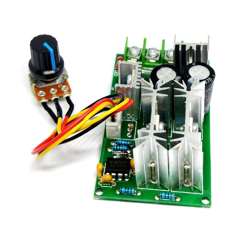 Description Picture 4 of itemDC10-60V DC 20A Current Voltage regulator Motor Speed Controller Switch PWM High Power Drive Module 60A 12V 24V 36V 48V