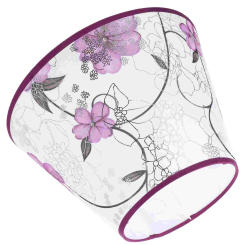 Flower Pattern Lampshade Medium Drum Lamp Shade European Style Lampshade Fabric Cloth Pendant Light Cover Vintage Lamp Shades