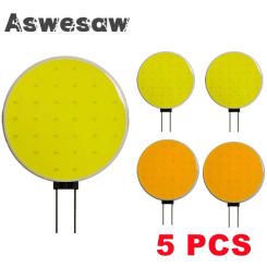 G4 COB DC12V 5W 7W Warm White LED 18 30 Chips Replace Halogen Lamp Spot Light BulbSuitable for home lighting LED light source