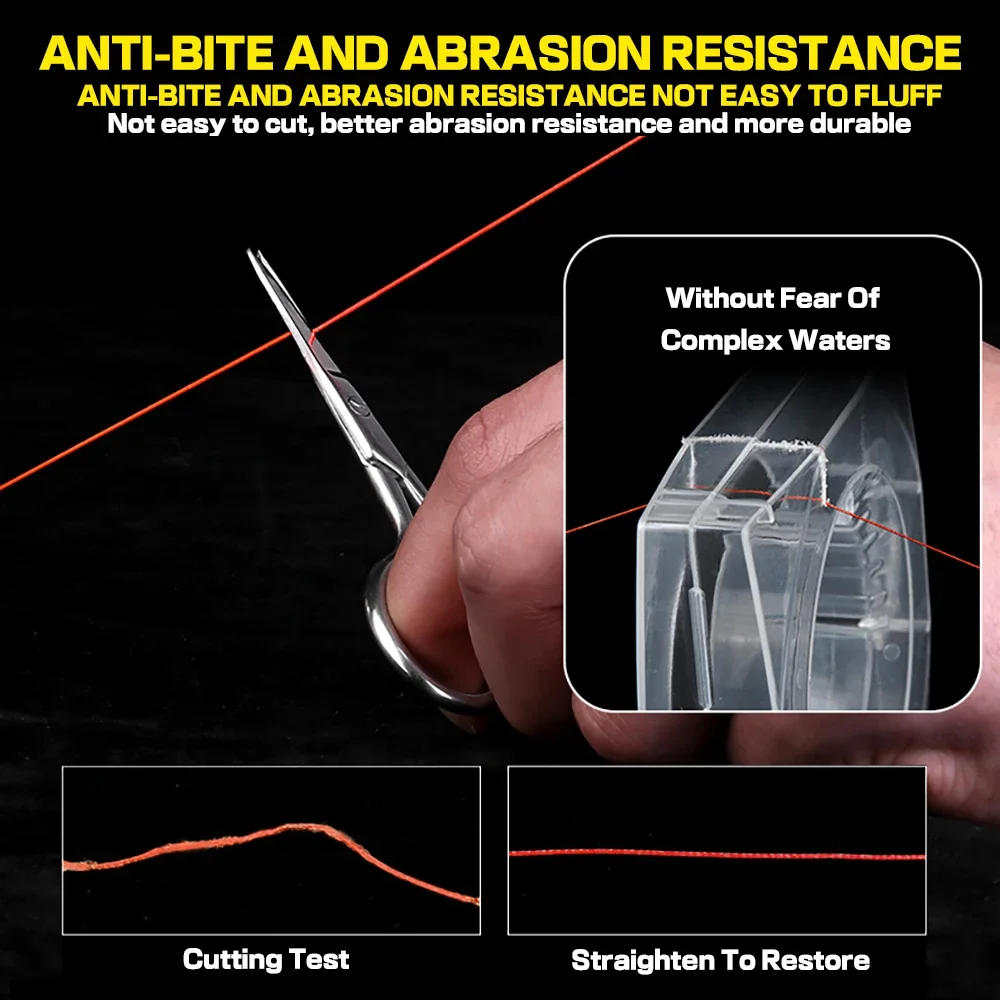 Description Picture 6 of itemJOF 500m 12Strands Super Strong 12x Abrasion Resistant PE Braided Fishing Line Multifilament Carp Fishing Wire Rope Cord Pesca