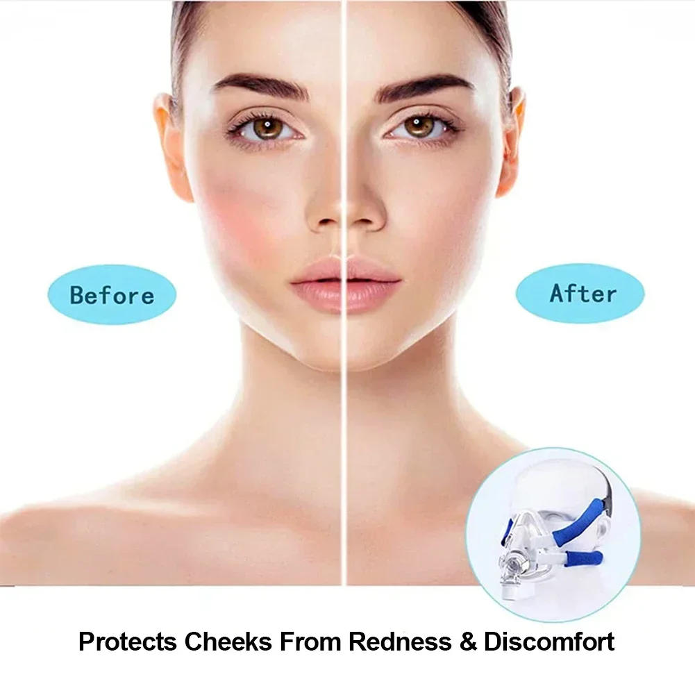 Description Picture 6 of item1Pcs for CPAP Mask Strap Covers, Face Cushion Cover for Cpap Strap Headgear, Universal and Reusable Comfort Pads