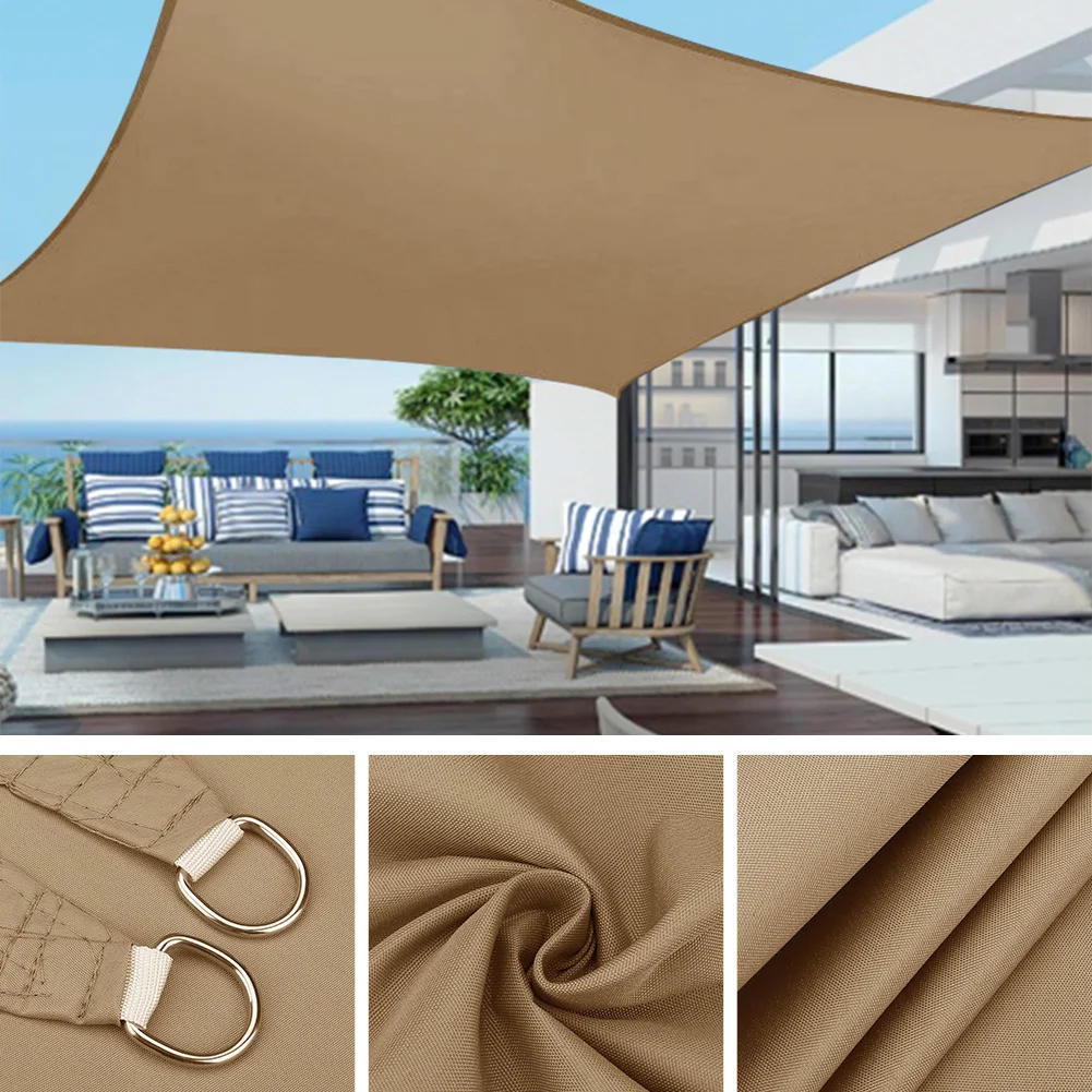 Description Picture 6 of itemWaterproof Square Sun Shade Sail Canopy 98%UV Block Sun Shelters For Outdoor Facility&Activities Backyard Awning Camping Tents