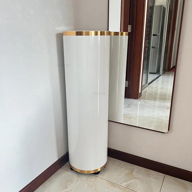 Description Picture 5 of itemModern Steel Rotating Shoe Cabinets Nordic Living Room Furniture Home Door Shoe Rack Light Luxury Multi-layer Storage Cabinet GL