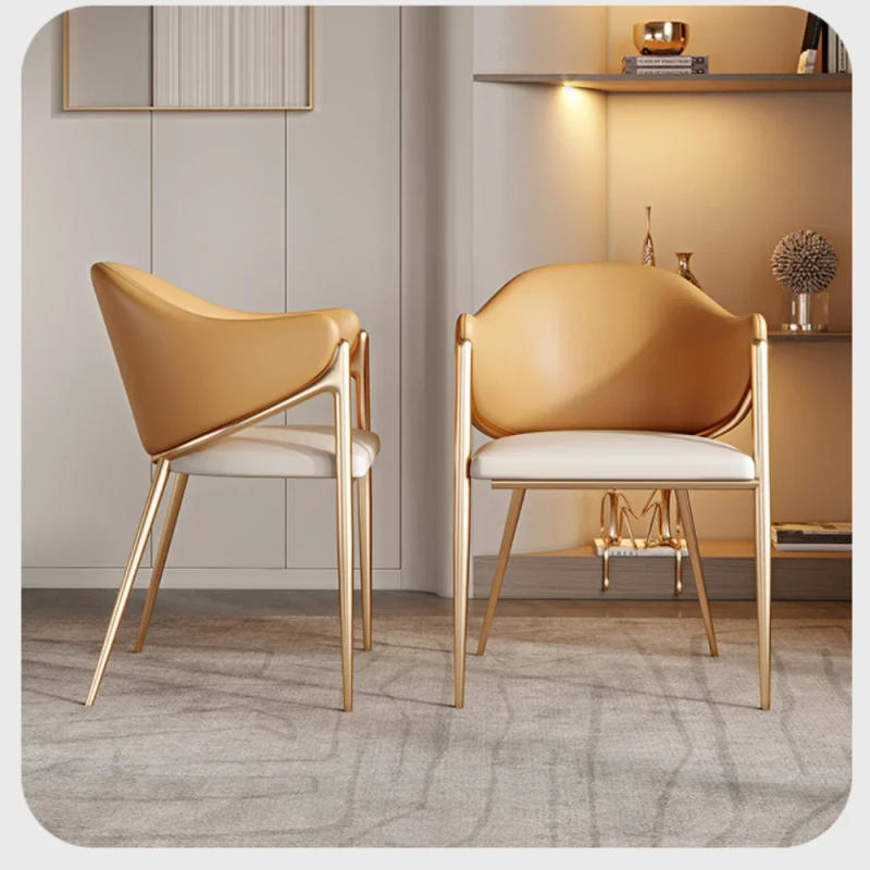 Description Picture 5 of itemItalian Relax Kitchen Chairs Luxury Floor Designer Dining Room Chairs Office Individual Mobili Cucina Home Furniture MQ50CY