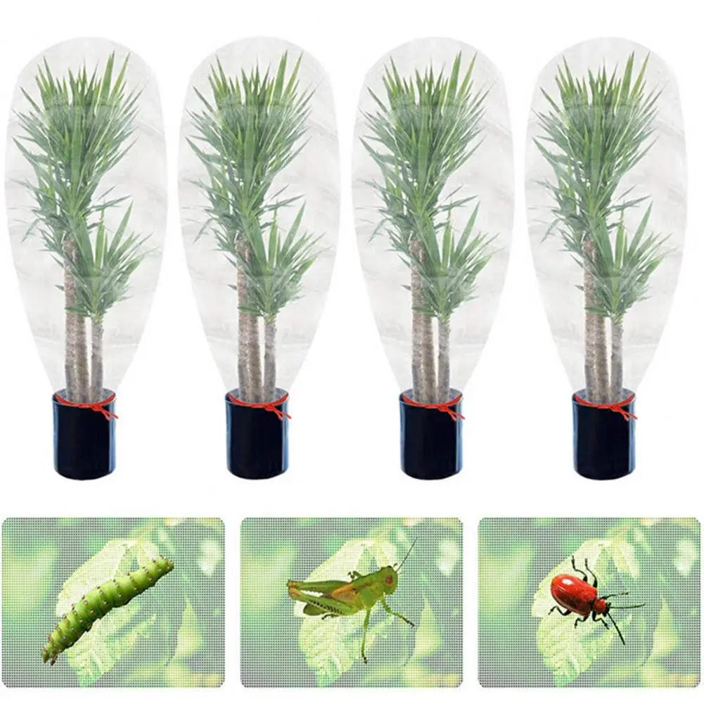 Description Picture 4 of item1-5Pcs Garden Plant Tree Fruit Cover Bug Net Barrier Bag Vegetable Protection Garden Barrier Cover Bag Garden Supplies Tools