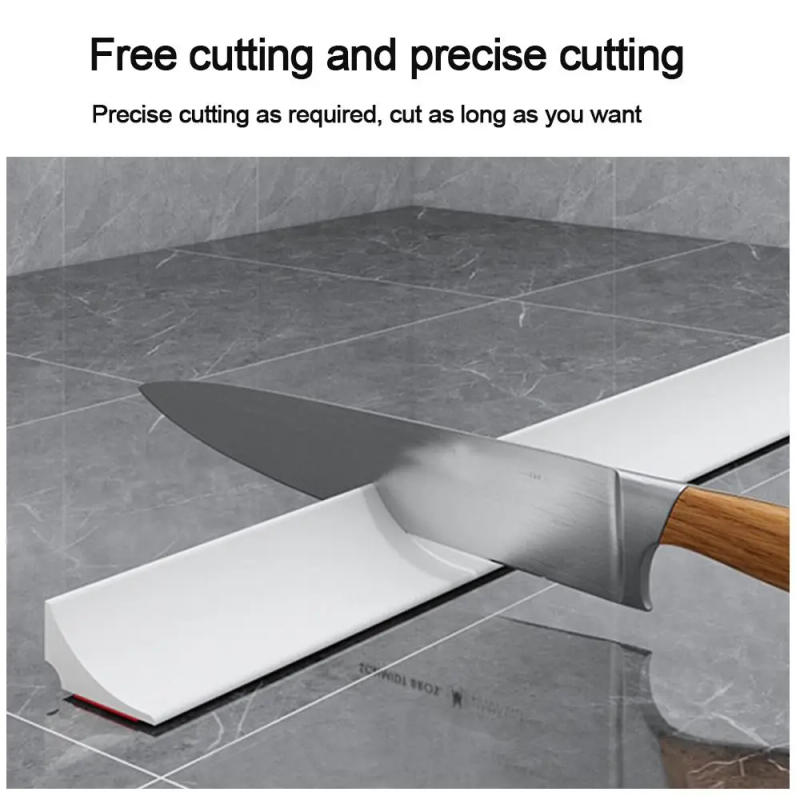 Description Picture 5 of itemSelf-Adhesive Silicone Bathroom Water Stopper Water Retaining Strip Bendable Bathroom Door Washing Machine Shower Dam Barrier