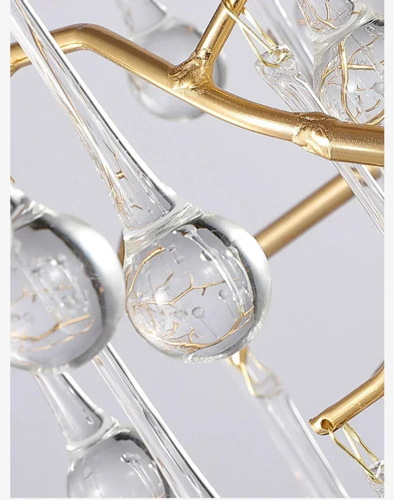 Description Picture 4 of itemItalian Crystal Chandelier Luxury Lamp in the Living Room Creative Art Modern Restaurant Light Luxury Villa High-End Branch