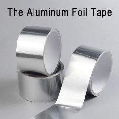 High Temperature Resistance Aluminum Foil Tape Kitchen Pipe Repair Self Adhesive Sealing Foil Heat Insulation Leak Proof Tapes