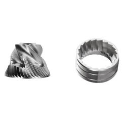 5 /6 /7 Core Coffee Grinder Conical Burr Stainless Steel Replacement Parts For Espresso Grinding Enhanced Grinding Performance