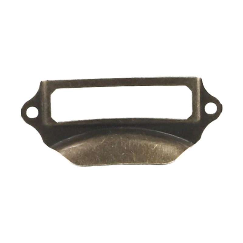 Description Picture 4 of item10pcs Retro Drawer Handle Jewelry Box Cabinet Frame File Card Holder Label Tag Pulls Handle Furniture Hardware Accessory