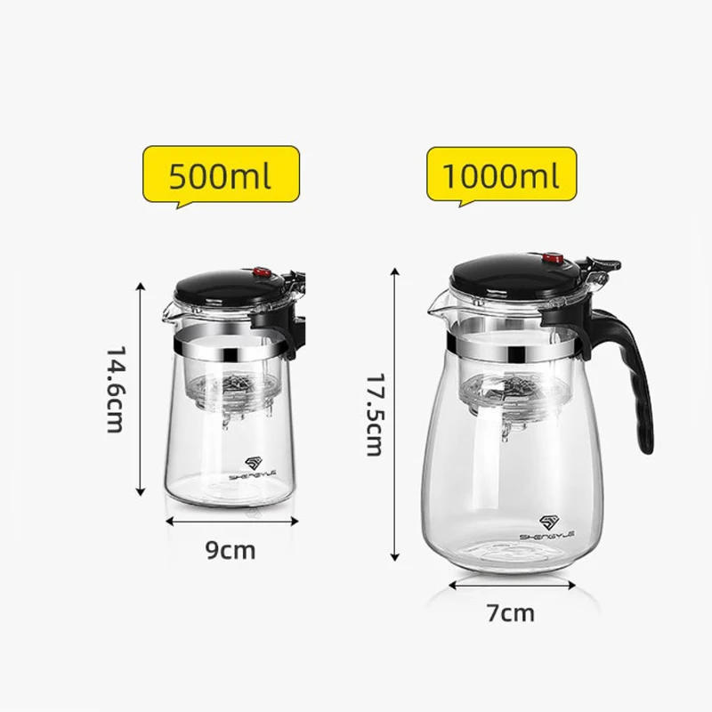 Description Picture 3 of itemGlass Percolator With Filter,Teapot 1000ml Stovetop Safe Coffee Kettle for Espresso,Coffee Maker,Loose Leaf Tea Tools