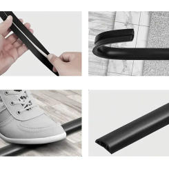 1PC Self-adhesive PVC Wiring Trunking, Soft Ground, Anti-stepping, Anti-compression, Beautiful Wire Trunking