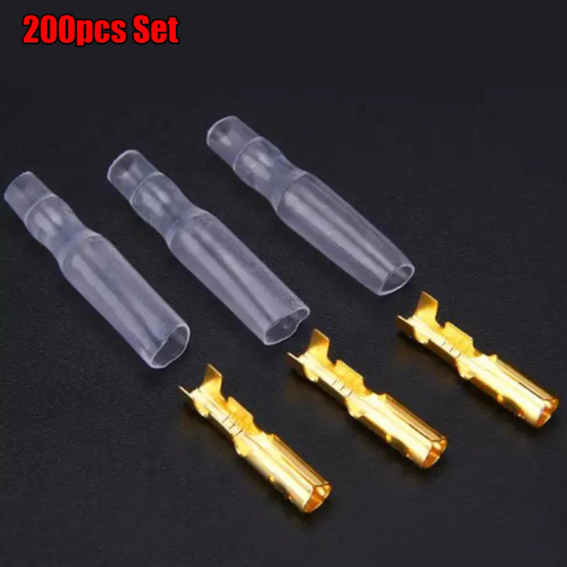 Description Picture 4 of item200pcs Terminal Male Female Electric Cable Wire Connector Socket Classic Terminal 3.9mm For Electric Equipment Accessories