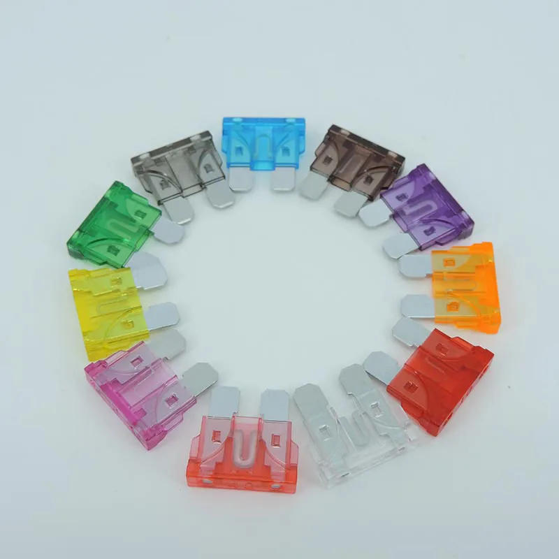 Description Picture 5 of item10pcs Medium Car Fuses Blade Fuse Insert auto Car Truck ZINC Pins 1A 2A 3A 5A 7.5A 10A 15A 20A 30A 40A 50A Refitted For o1