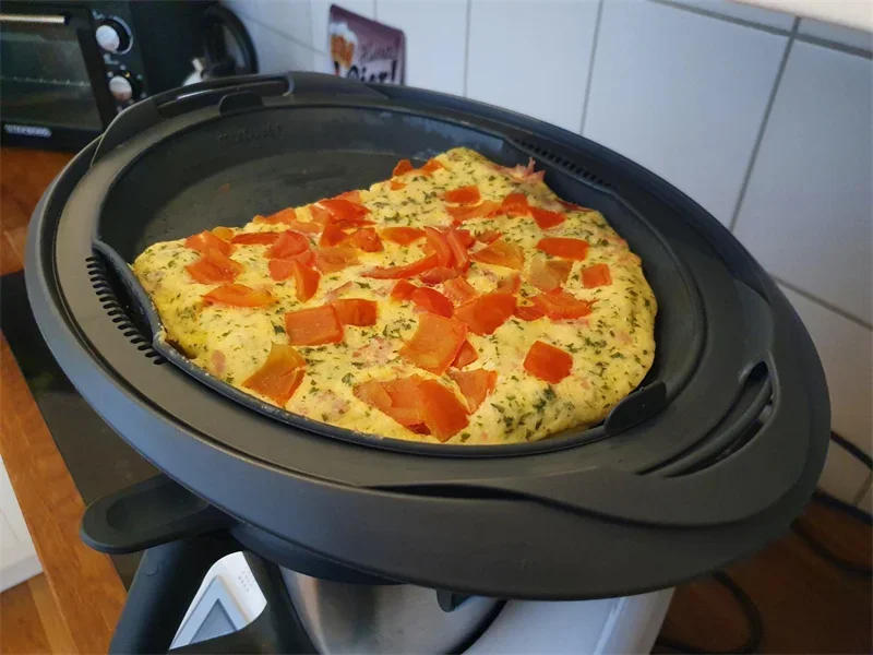 Description Picture 6 of itemSilicone Baking Mat Steamer Steaming Tray Dish Pan For The Varoma Insert Base of Thermomix TM31 TM6 TM5 kitchen accessories