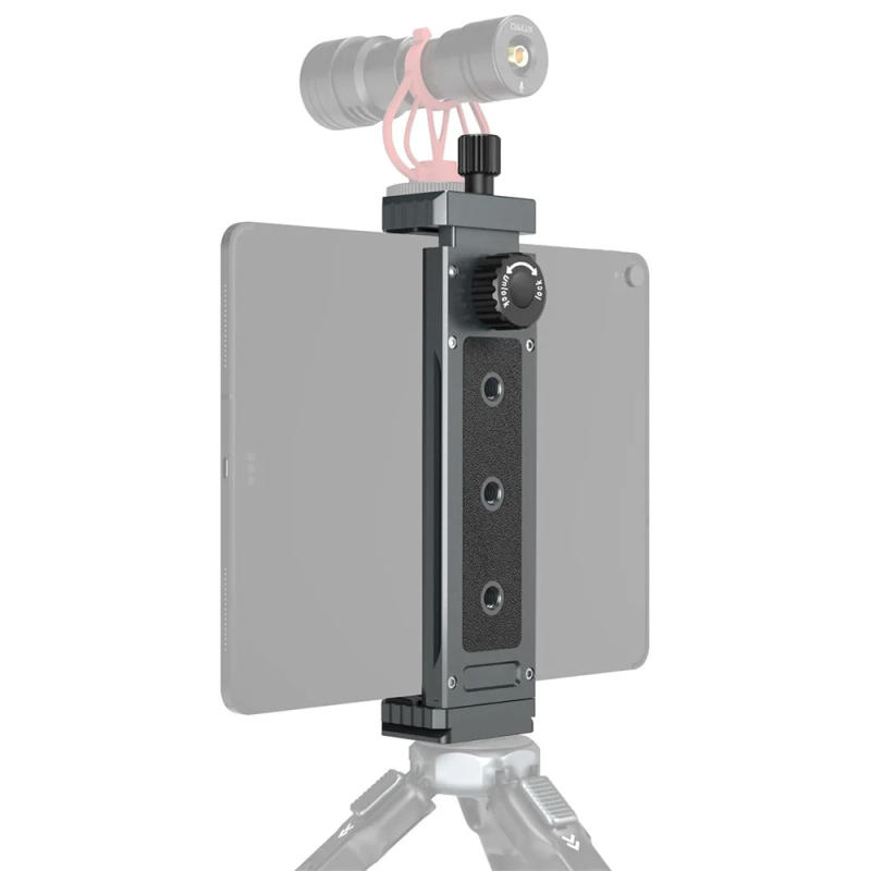 Description Picture 2 of item2024 Upgrade Tablet Holder Clamp Clip for iPad pro air mini 2 3 4 Universal Clip Tripod Mount for iPhone 4.7"-12.9" Most Tablet