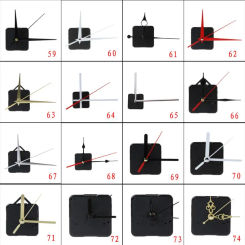 35 Styles DIY Quartz Clock Movement Silence Quartz Clock Core Accessories Supplies for Wall Mounted Pointed Needles Supplies