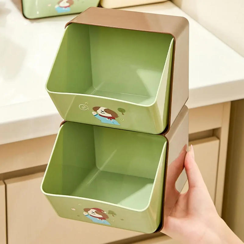 Description Picture 4 of itemCreative Tea Bag Storage Box Space Saving Stackable Cosmetic Drawer Rack Durable Large Capacity Coffee Capsule Storage Shelf