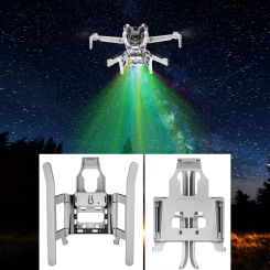 Colorful LED Landing Gear for DJI Mini 4 Pro Drone Accessory Foldable Landing Gear with Flash LED Lights