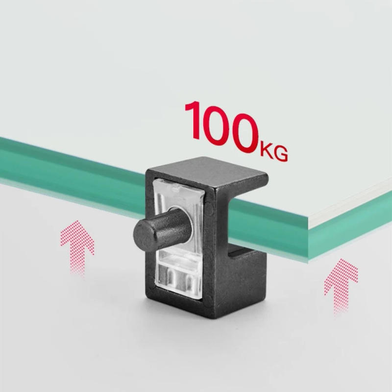 Description Picture 5 of itemGlass Shelf Support Clamp Cabinet Layer Plate Support Pegs Cabinet Clips Fixed Holder Furniture Bracket Holder Hardware