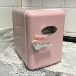Portable Mini Cold and Hot Car Fridge 4L 12v 48w For Camping Commercial Facial Mask Fruits Cosmetics Freezer Refrigerator