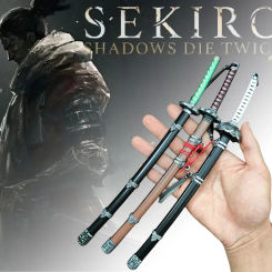 25cm Metal Sekiro Wolf Katana Mini Iron Sword Ninja Knife Steel Real Japanese Katana Sekiro Samurai Sabre Kid Toy Anime Gift