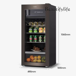 Household small commercial living room wine cabinet tea cabinet refrigerator freezer