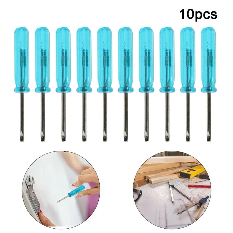 Description Picture 4 of item10Pcs Small Screwdriver Set Handle Set 1.5/2.0/3.0mm Slotted Cross Screwdriver Kits For X-Box Laptop Mobile Phone Repair Tool