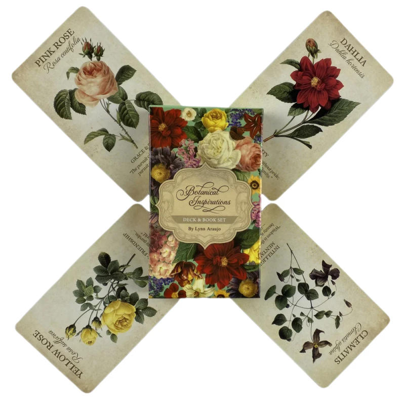 Description Picture 6 of itemBotanical Inspirations Oracle Cards A 44 Tarot English Divination Edition Deck Borad Playing Games For Party