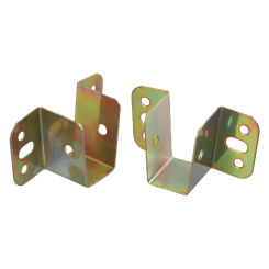 Brackets Connector U Shaped Waterproof Accessories Black Centre Support Connecting Fittings Fixings Headboard Iron