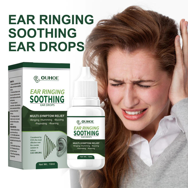 Description Picture 4 of item10ml Tinnitus Ear Drops Ear Ringing Gentle Relieving Health Discharge Care Tinnitus Fluid Ear Ear Deafness Swelling Otitis Care