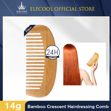 Natural Bamboo Hair Comb Massage Scalp Anti-static Health Comb Tool