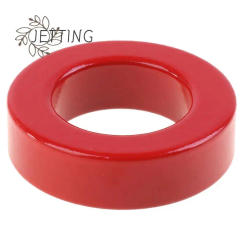 T200-2 T157-2 Iron Ferrite Toroid Cores For Inductors Iron Powder Core Red Ring Low Permeability Powder Core 75μo 10μo