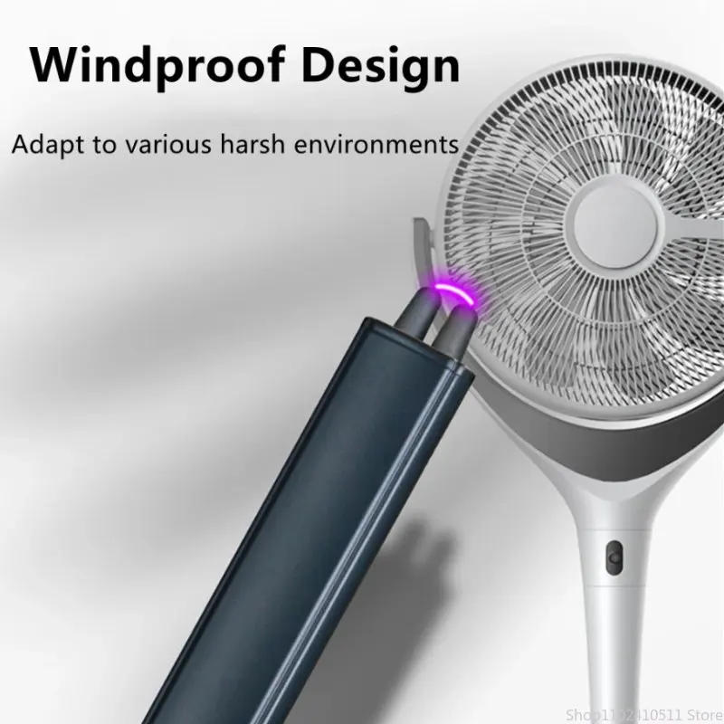 Description Picture 4 of itemOutdoor Barbecue USB Arc Lighter Rechargeable Long Kitchen Gas Stove Lighter Windproof Plasma Arc Flameless Lighter