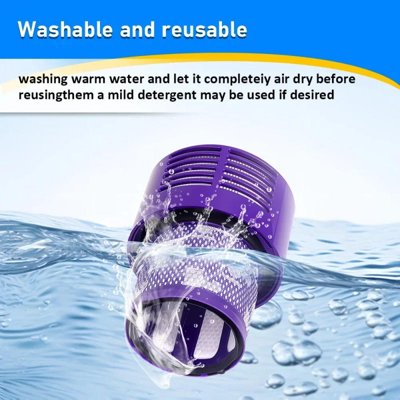 Description Picture 2 of itemWashable Hepa Post FilterFor Dyson V10 SV12 Robot Vacuum Cleaner Accessories Washable Filter Replacement Cleaning Spare Parts