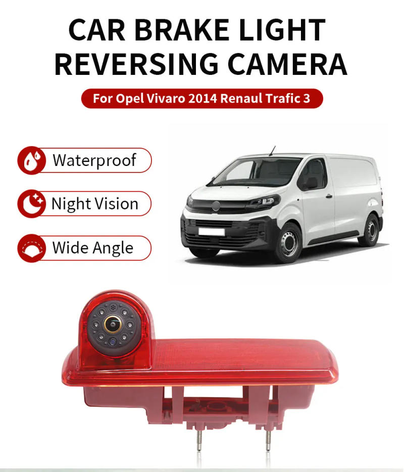 Description Picture 4 of itemAHD 1080P Waterproof IR Night Vision Vehicle Rear View Reversing Brake Light Camera For Opel Vivaro 2014 Renaul Trafic 3